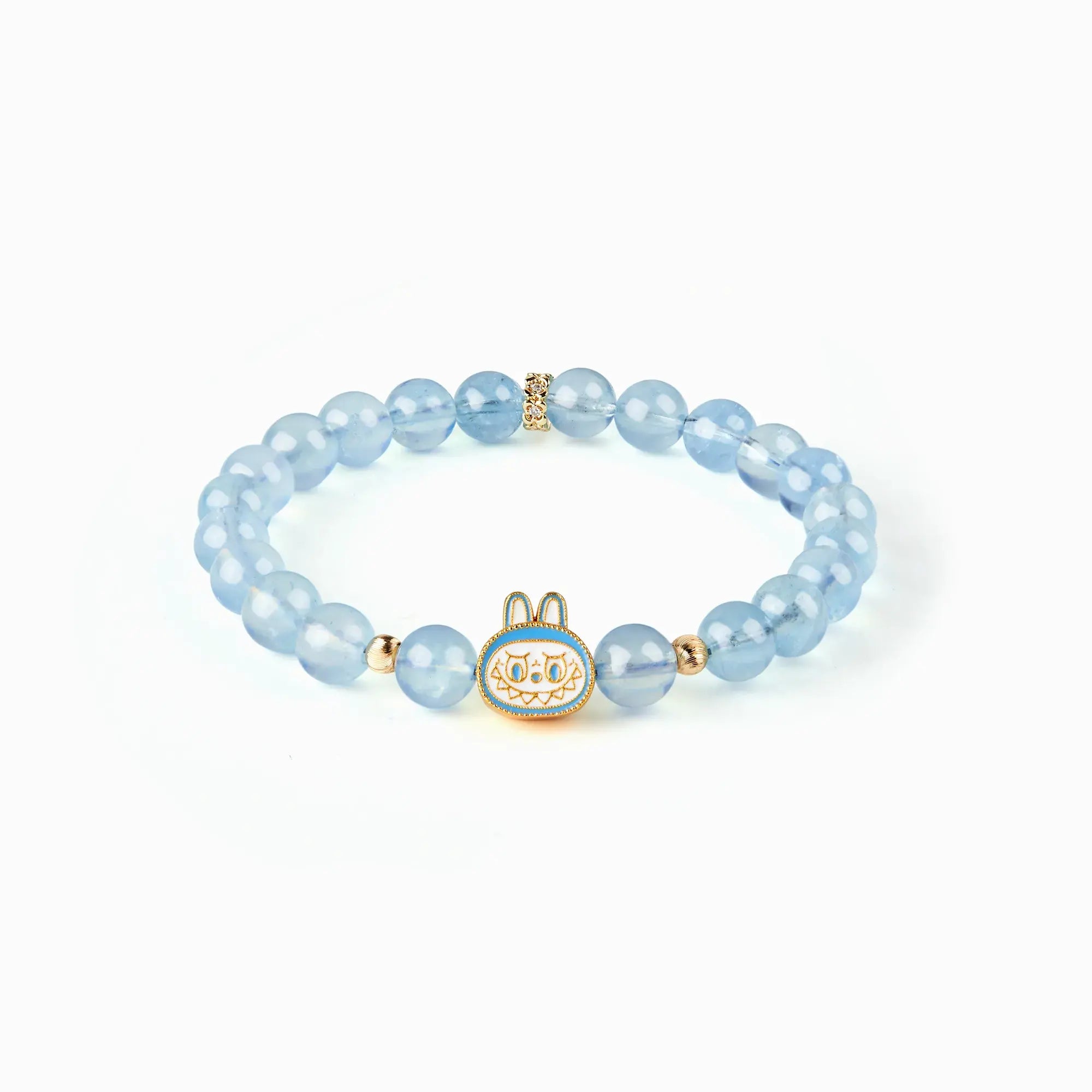 Labubu Aquamarine Bracelet – Sky Whisper