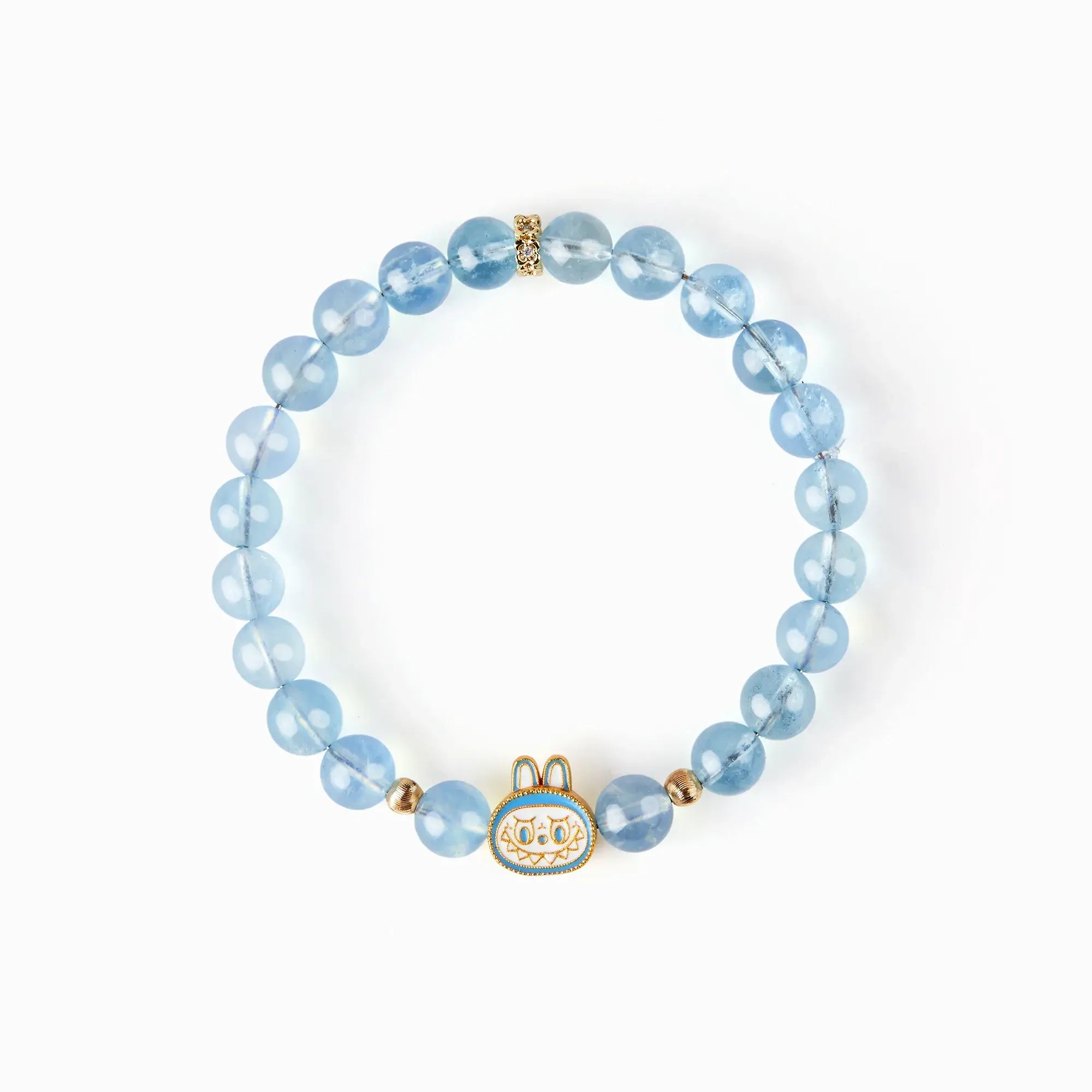 Labubu Aquamarine Bracelet – Sky Whisper